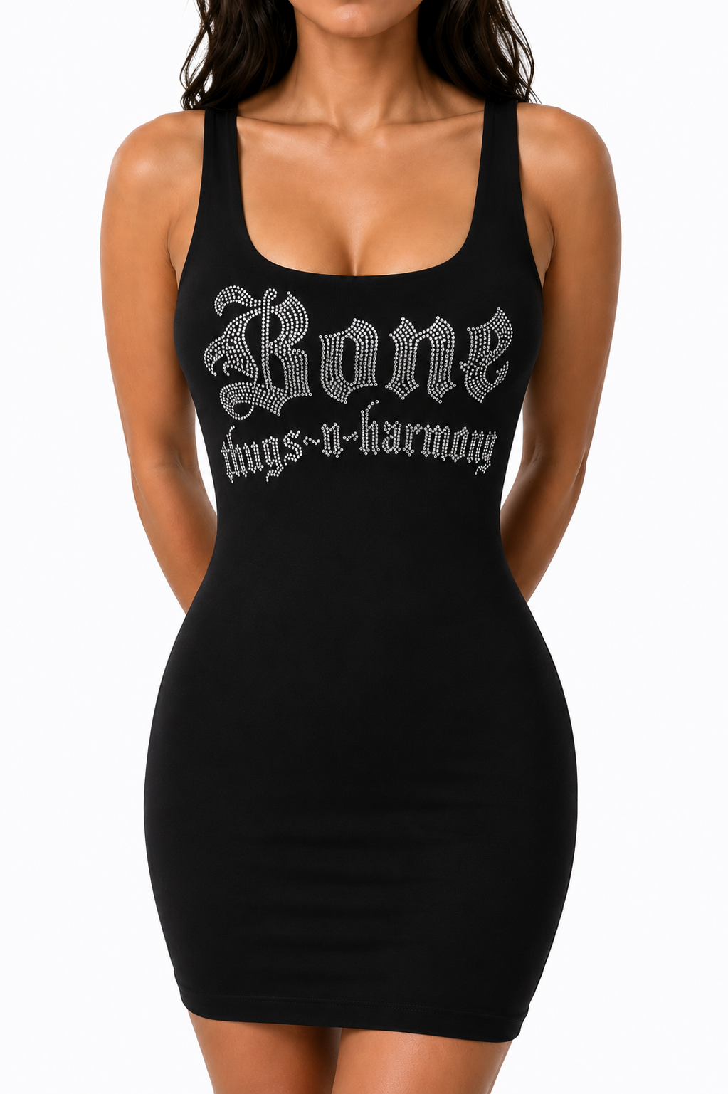 Black Platinum Tank Dress