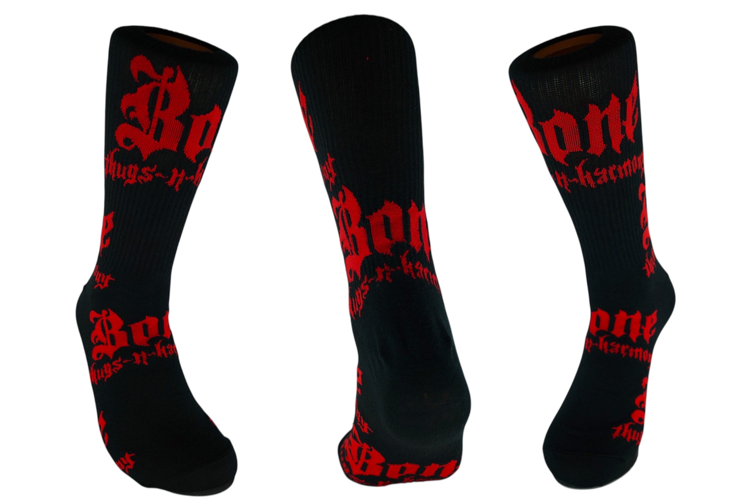 Black Thuggin Socks – Flesh-n-Bone