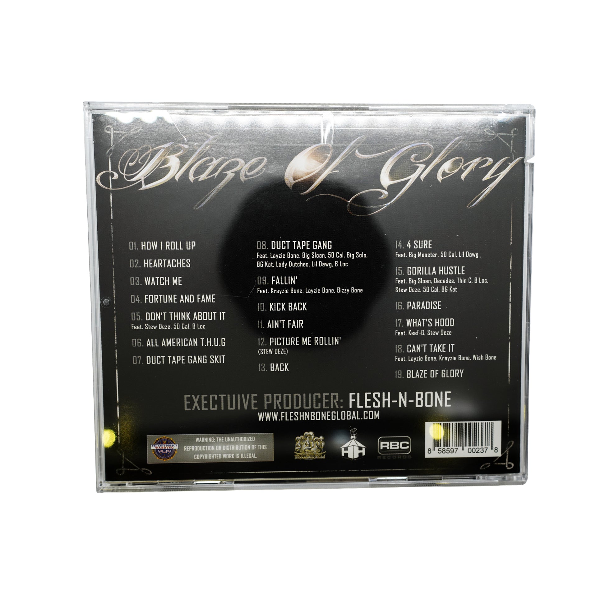 Flesh-n-Bone Blaze of Glory CD