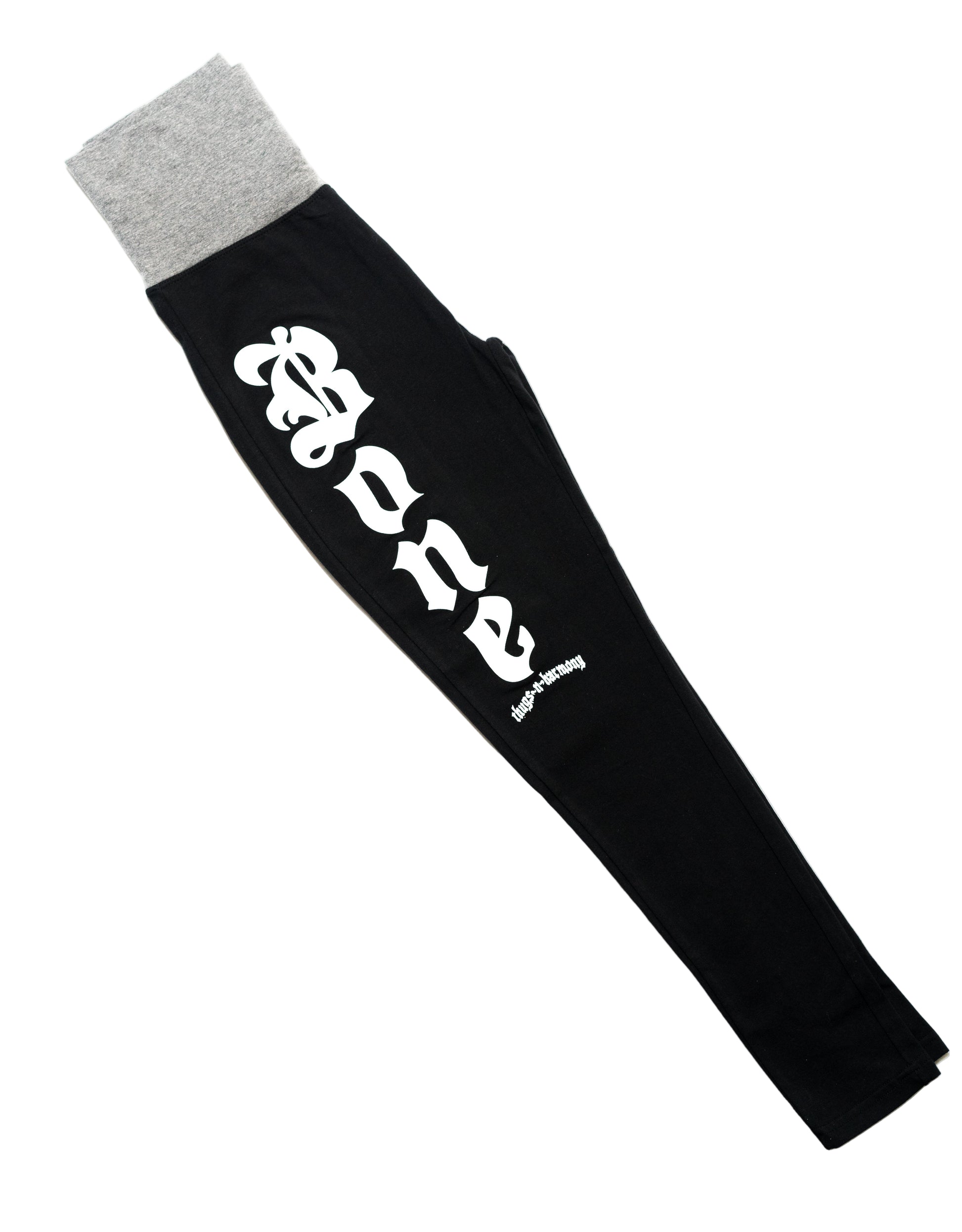 Black Straight Leg Clair Yoga Pants