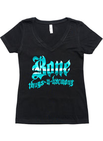 Women's Teel Foil V-Neck Tee