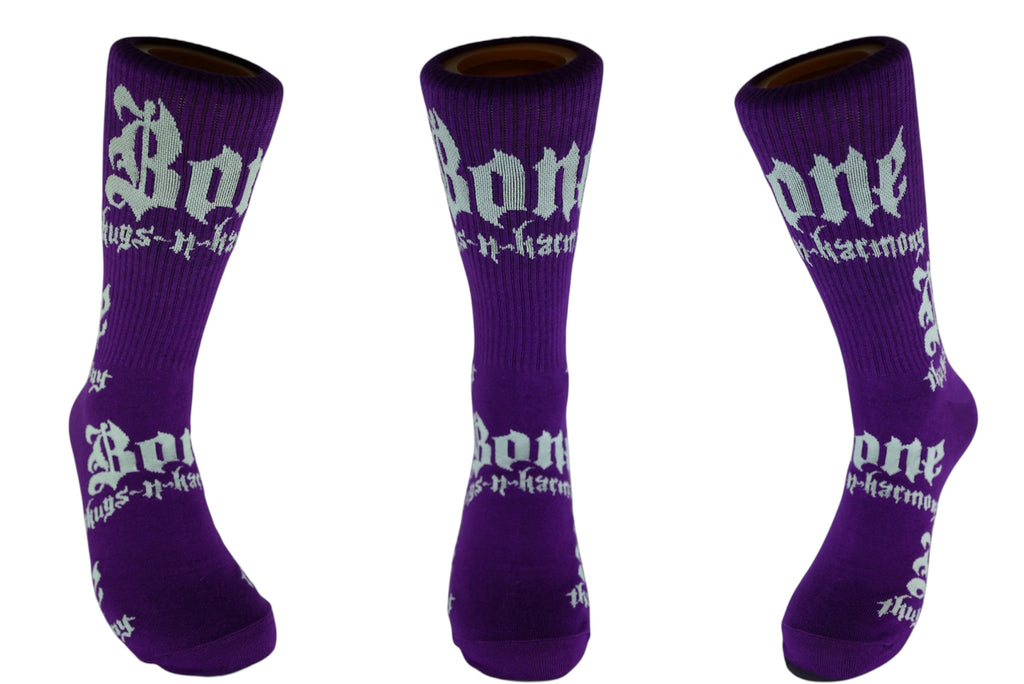 Purple Thuggin Socks