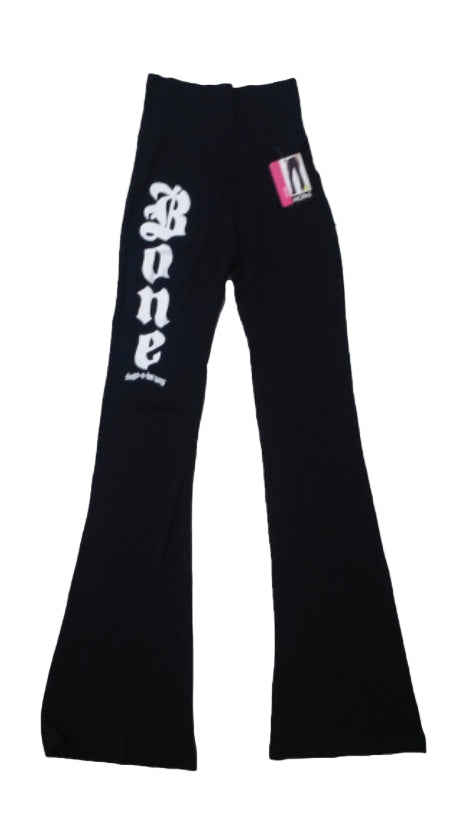 Black Flair Leg Yoga Shorts