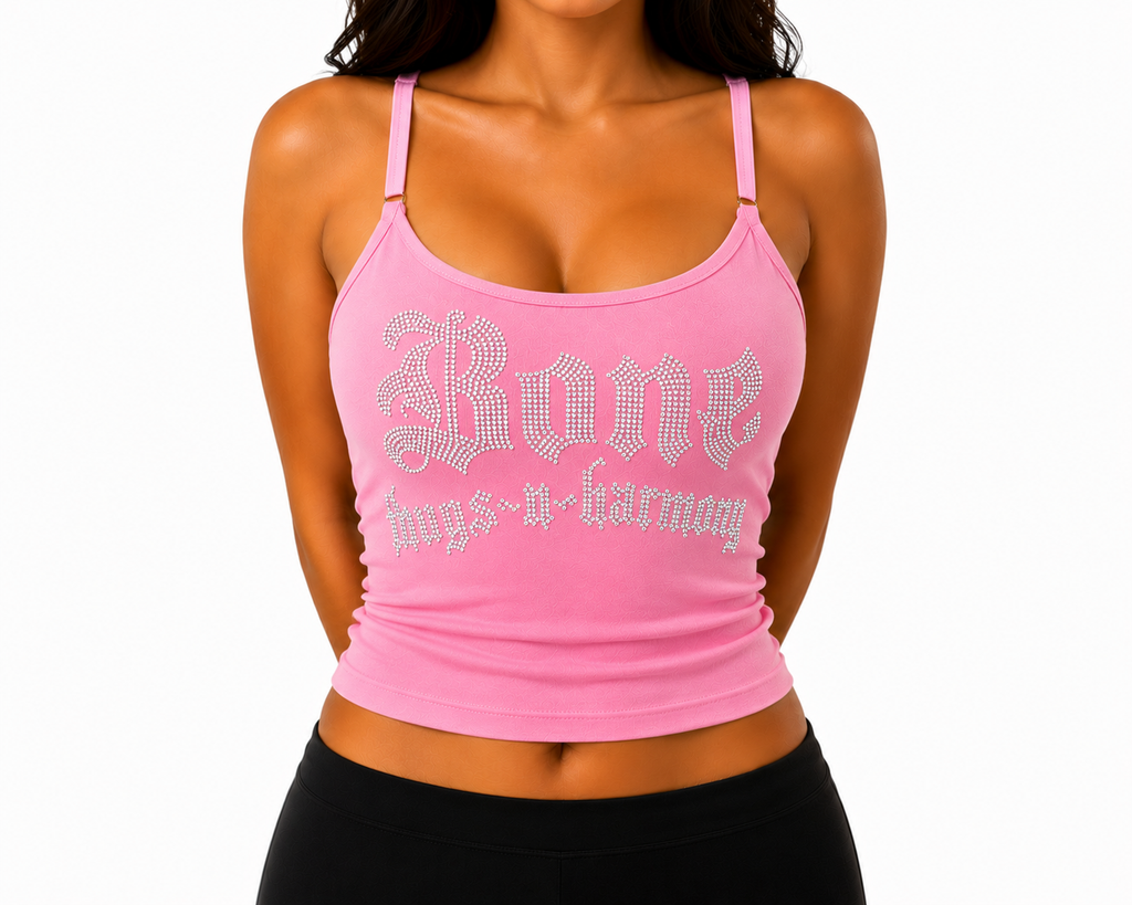 Pink Platinum Spaghetti Strap Tank Top
