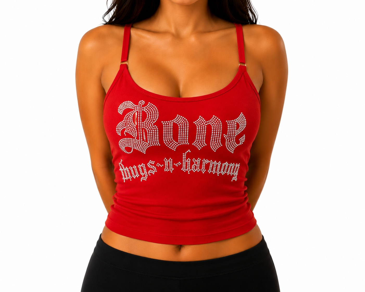 Cherry Platinum Spaghetti Strap Tank