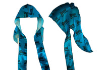 Turquoise Silky Du Rag