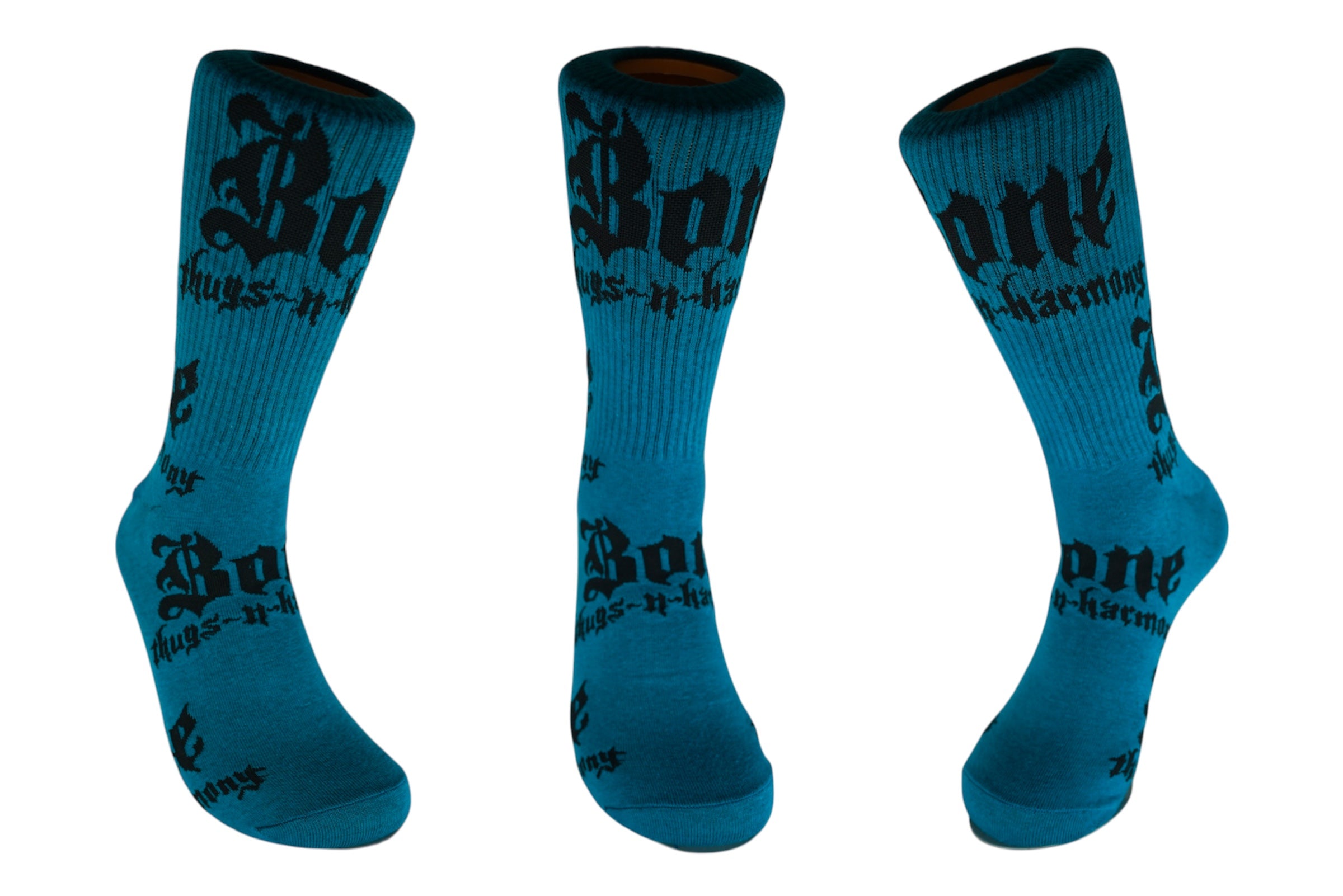 Turquoise Thuggin Socks – Flesh-n-Bone