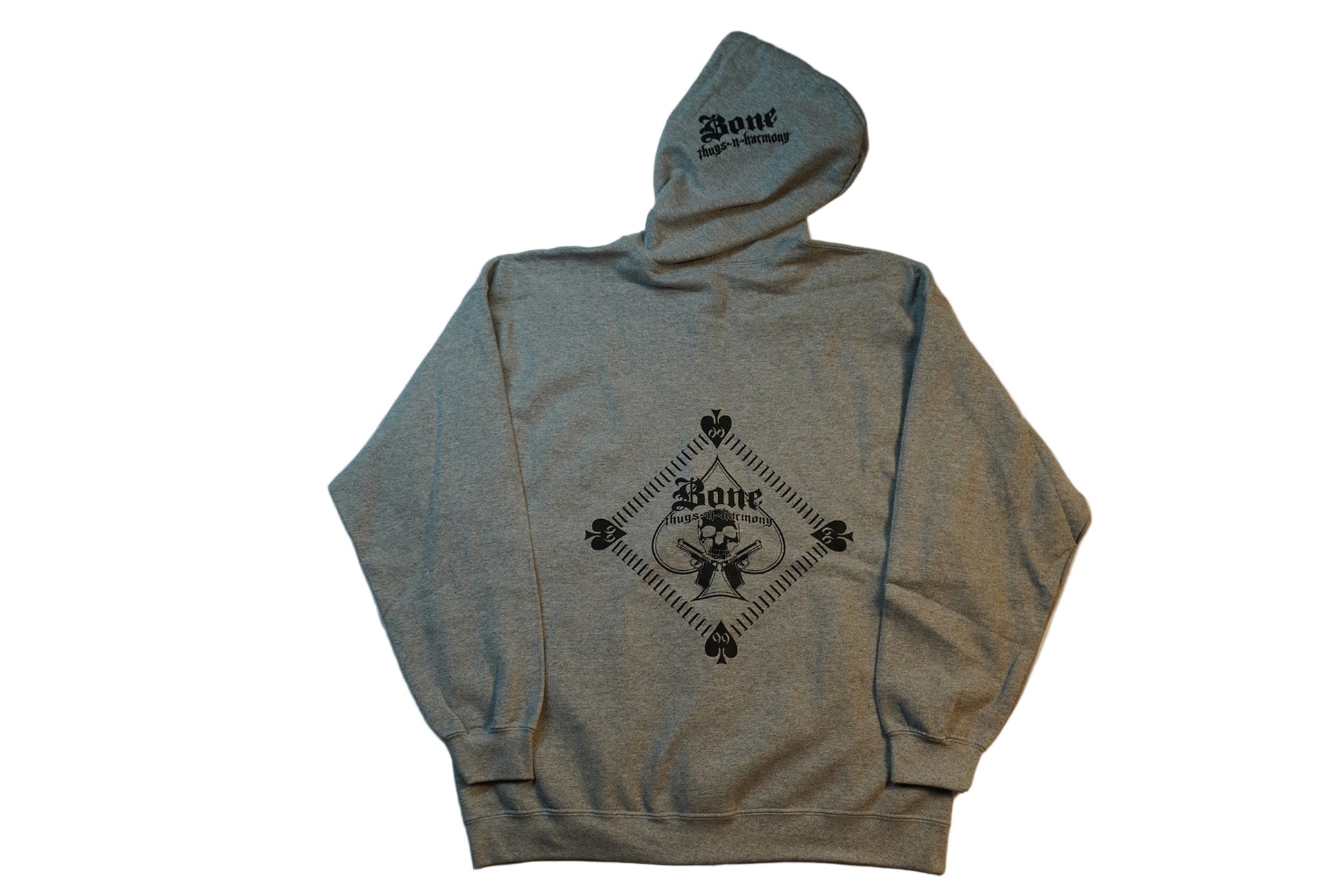 Dark Grey Double Glock Zip Up Hoodie