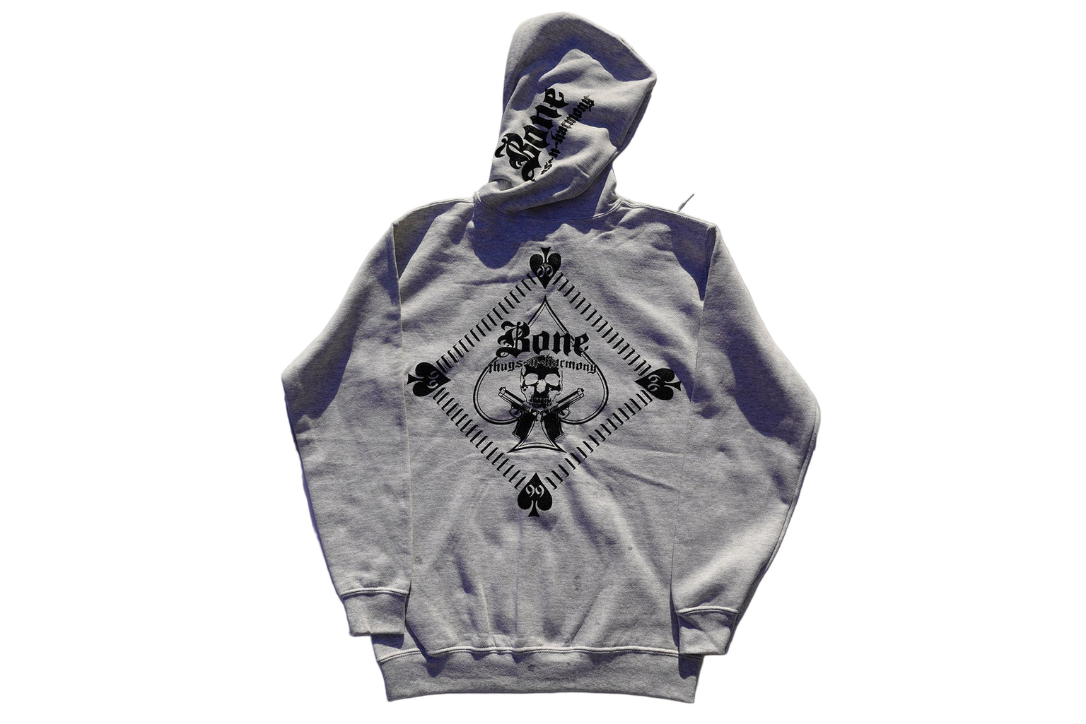 Light Grey Double Glock Zip Up Hoodie