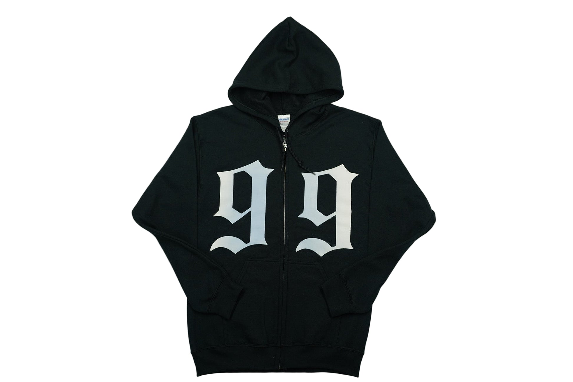 Black Double Nine 25th Anniversary Zip Up Hoodie