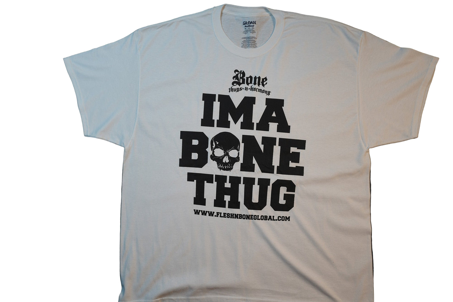 I'm A Bone Thug (black letter print on white tee)